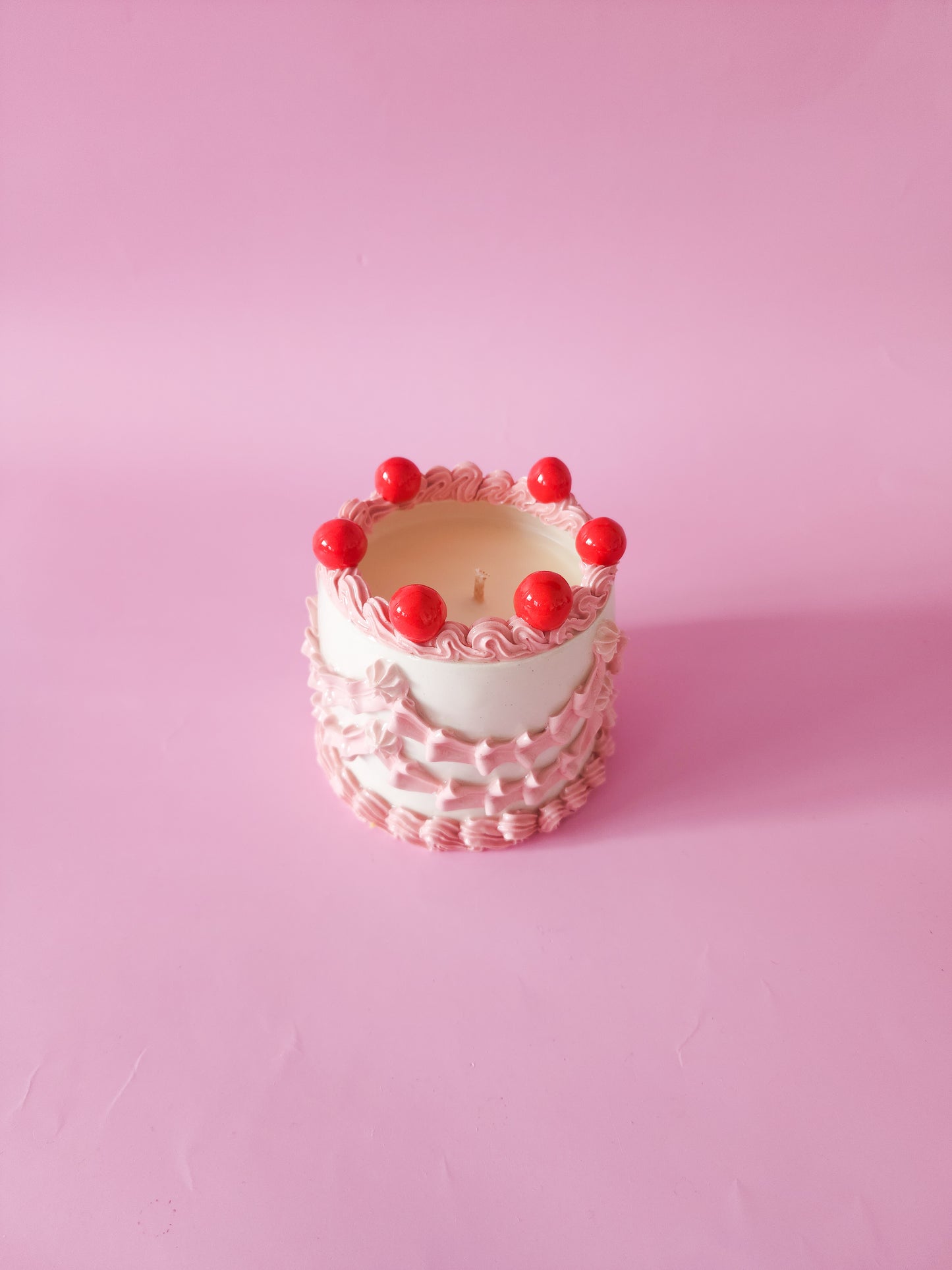 Ceramic cake candle