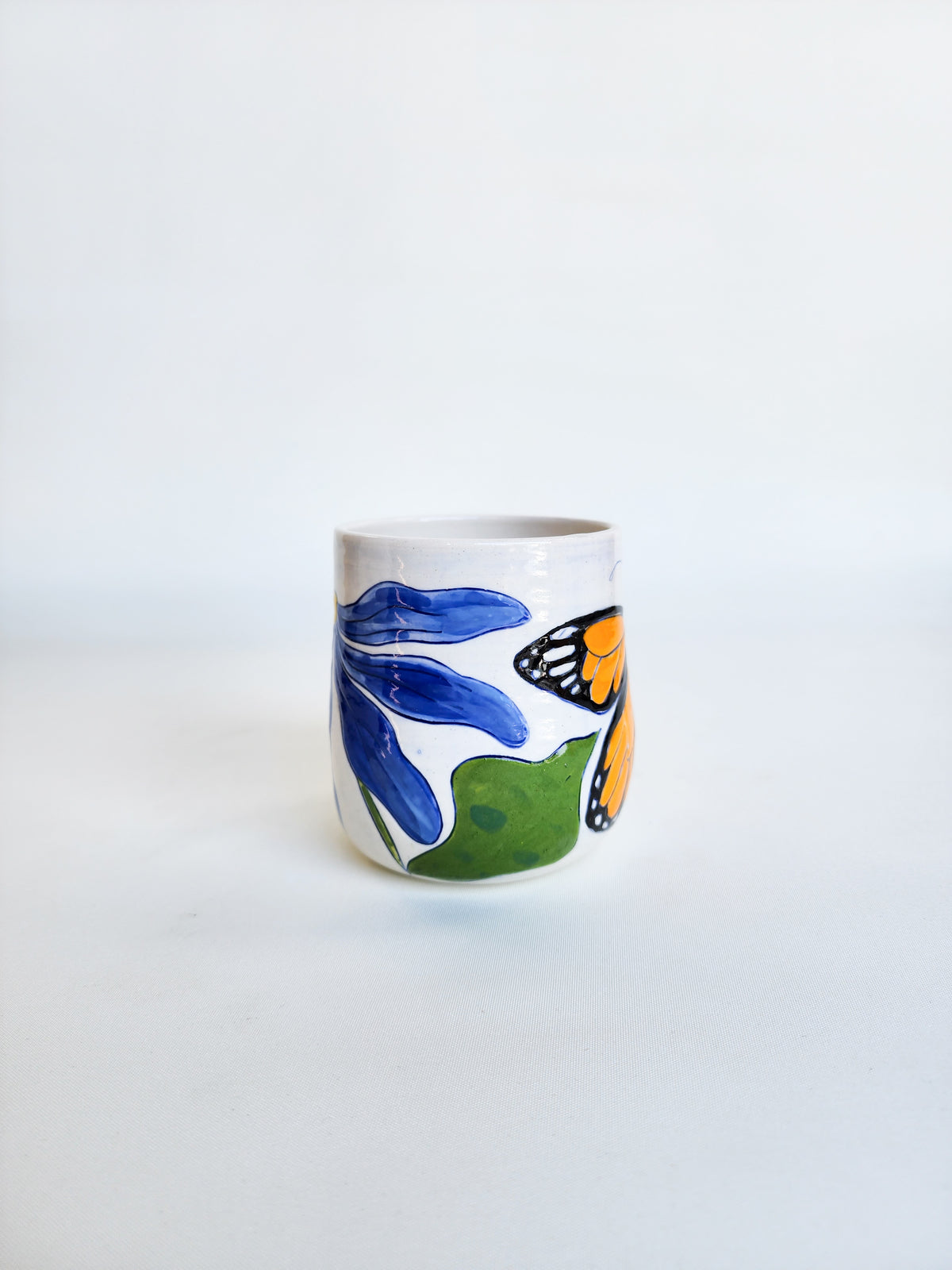 Monarch butterfly tumbler