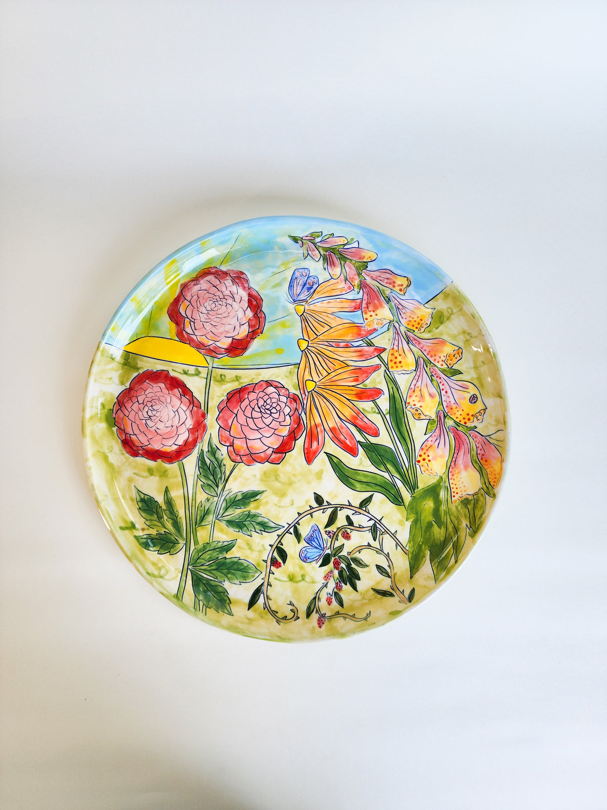 Summer garden platter