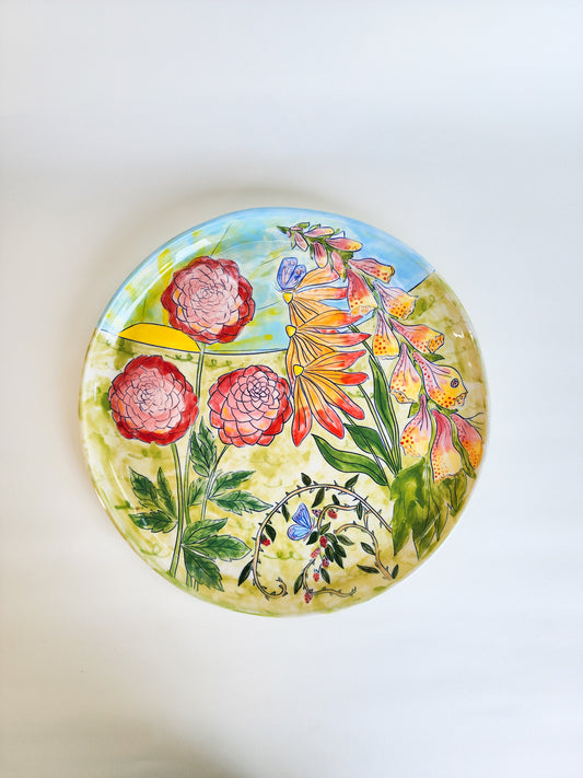 Summer garden platter
