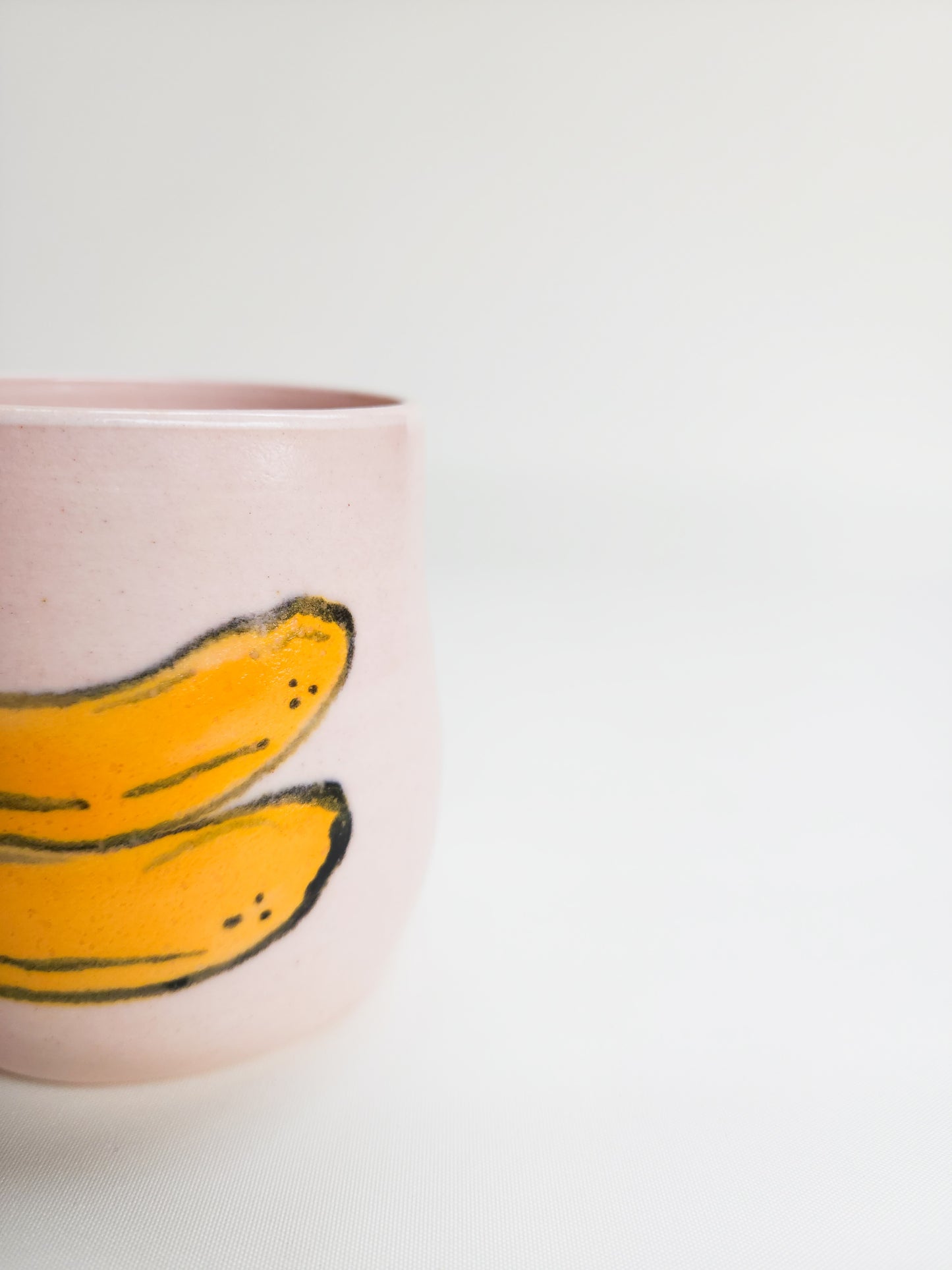 Banana Mug - pink (large)