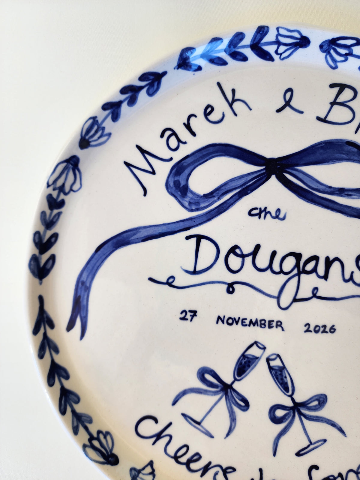 Pre order Wedding Plate
