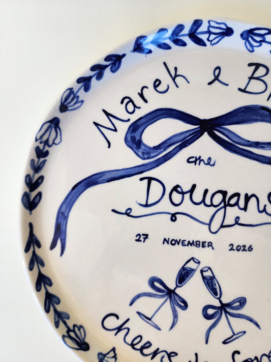 Pre order Wedding Plate
