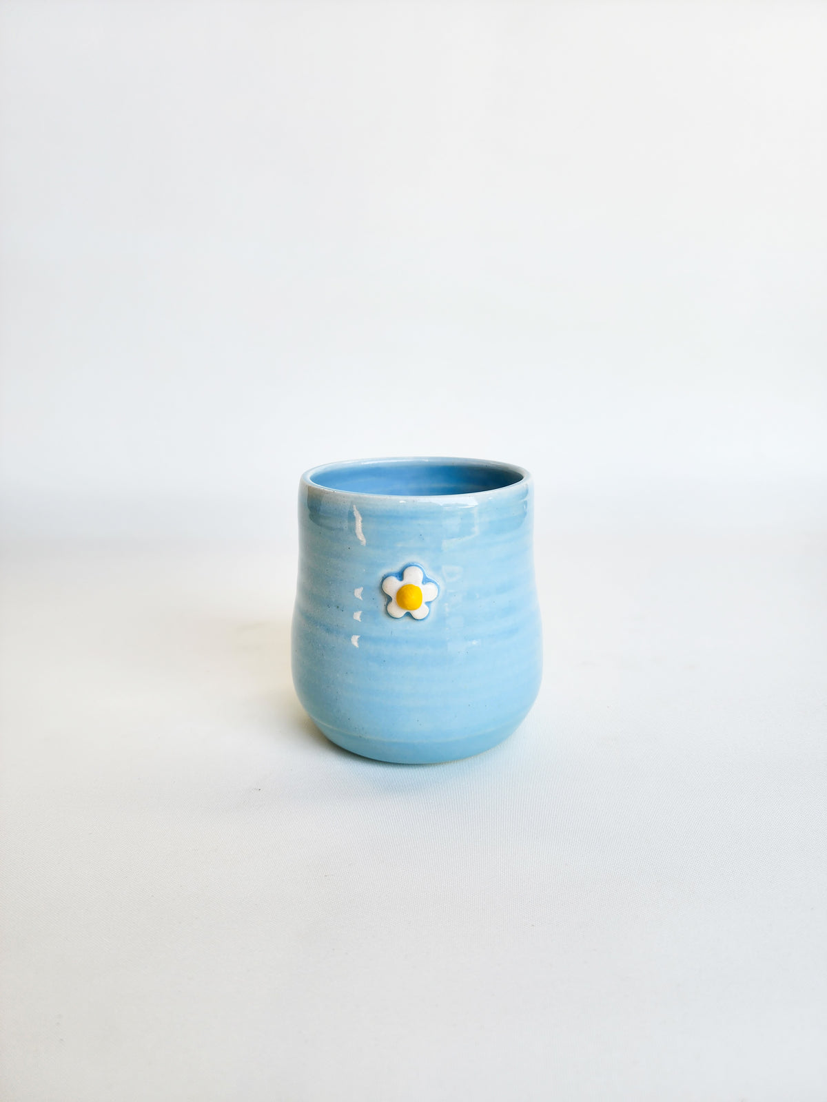 Blue daisy tumbler