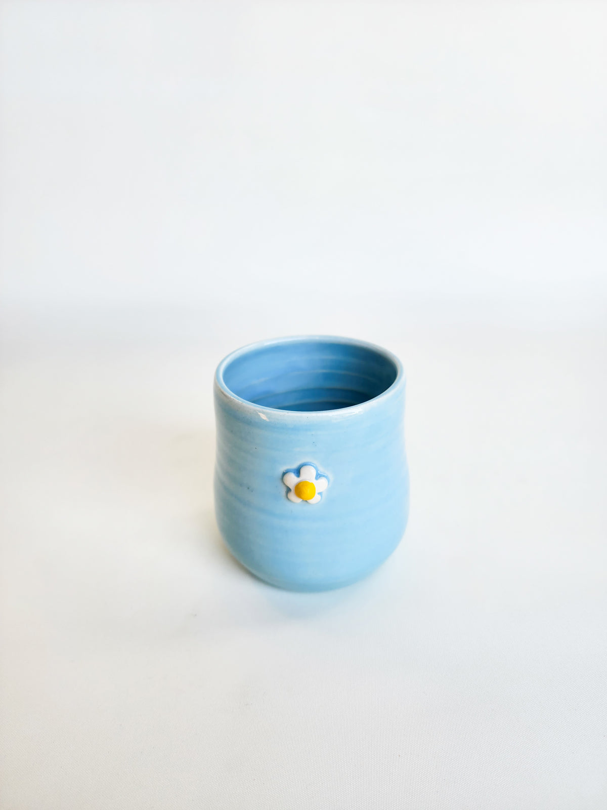 Blue daisy tumbler