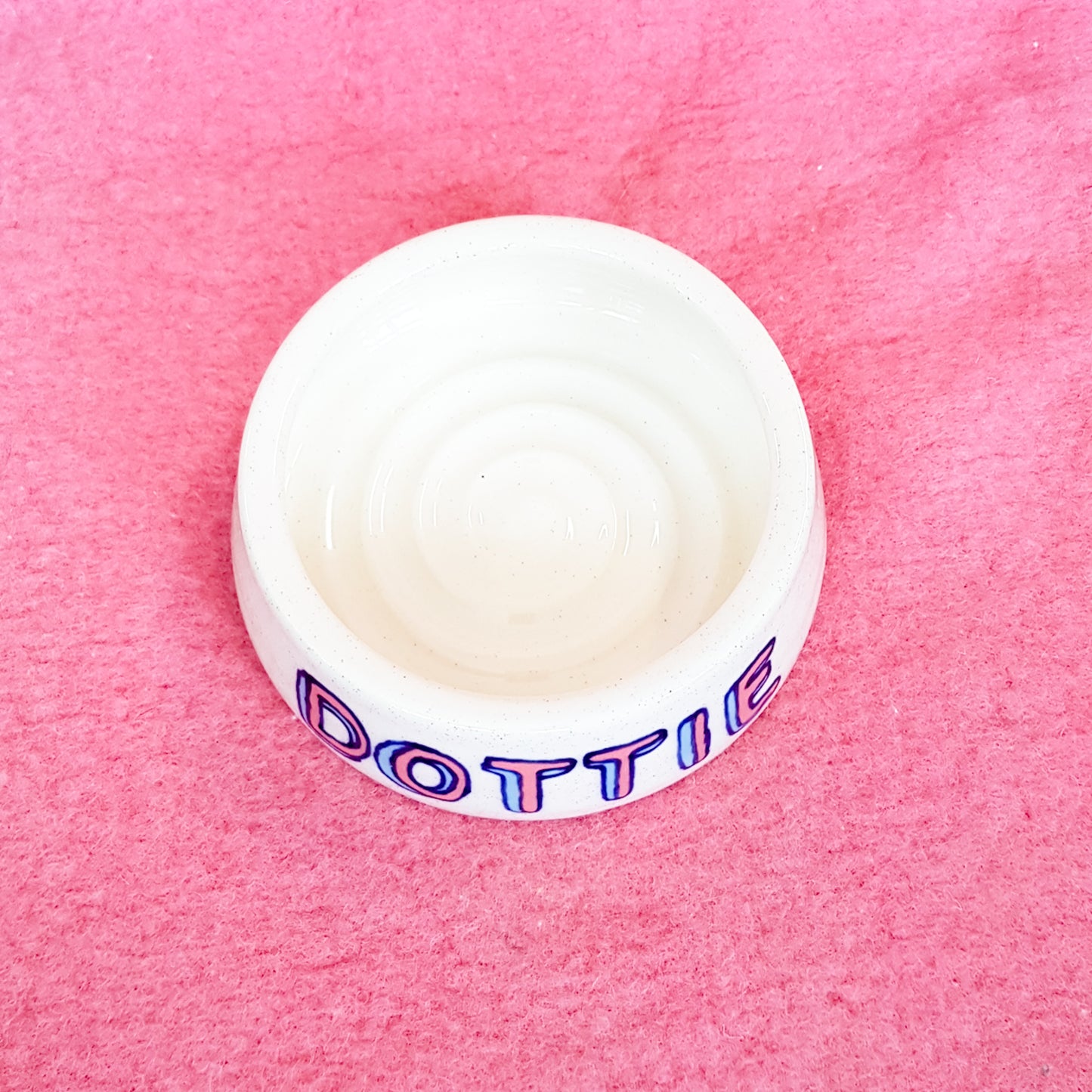 Small custom dog bowl - fundraiser for Chihuahua Rescue NZ