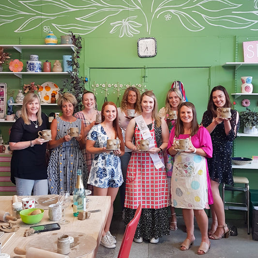 Deposit for a Pottery Party (private group workshop inside Katie's studio) - book your workshop date